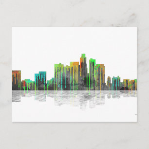 Carte Postale Los Angeles California Skyline