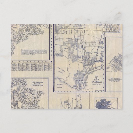 Carte Postale Los Angeles, Californie (Devant)