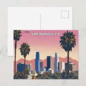 Carte Postale Los Angeles, Californie (Devant / Derrière)