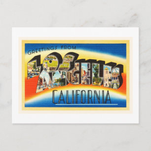 Carte Postale Los Angeles Californie CA Vintage voyage Souvenir