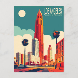 Carte Postale Los Angeles, City Streets, Travel