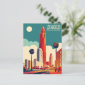 Carte Postale Los Angeles, City Streets, Travel (Debout devant)