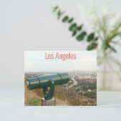 Carte Postale Los Angeles de Mulholland Drive (Debout devant)
