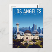 Carte Postale Los Angeles Dreamscape Skyline (Devant / Derrière)