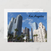 Carte Postale Los Angeles du centre (Devant / Derrière)