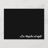 Carte postale Los Angeles la nuit (Devant)