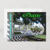 Carte Postale Los Angeles - Oasis (Devant / Derrière)