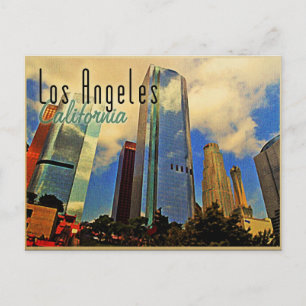 Carte Postale Los Angeles Skyline