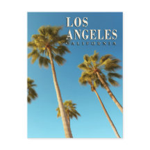 Los Angeles vintage, palmier de Californie, voyage