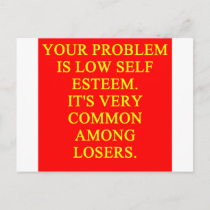 Carte Postale LOSER faible estime de soi
