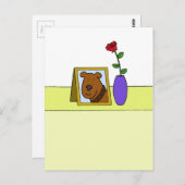 Carte Postale Loss Pet Dog Sympathy for Bereaving (Devant / Derrière)