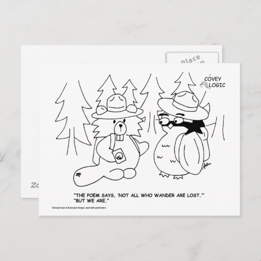 Carte postale Lost (Devant / Derrière)