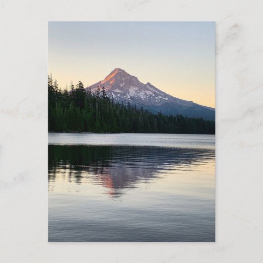 Carte Postale Lost Lake Mount Hood Sunrise Réflexions (Devant)