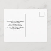 Carte Postale Lot de Merci de fraises rouges juteuses (Dos)