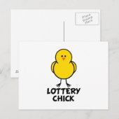 Carte Postale Lottery Chick (Devant / Derrière)