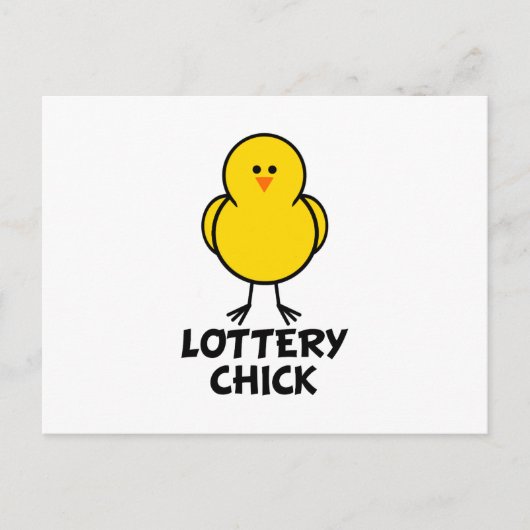 Carte Postale Lottery Chick (Devant)