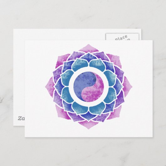 Carte Postale Lotus (Devant / Derrière)