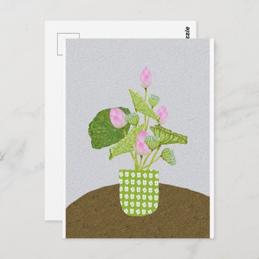 Carte postale Lotus (Devant / Derrière)