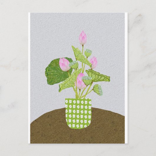 Carte postale Lotus (Devant)