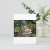 Carte Postale Lotus 1 & Bouddha (Debout devant)