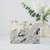 Carte Postale Lotus dans le vent par Tachibana,Yasukuni (Debout devant)