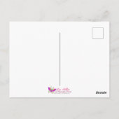 Carte Postale Lotus de verre tendu fleurit au clair de lune (Dos)