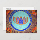 Carte Postale Lotus Dreams paisible (Devant / Derrière)