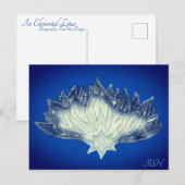 Carte Postale Lotus élémentaire de glace (Devant / Derrière)