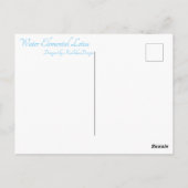 Carte Postale Lotus élémentaire d'eau (Dos)