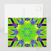 CARTE POSTALE LOTUS EN PLASTIQUE 4 (Devant / Derrière)