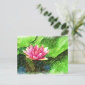 Carte postale Lotus Flower (Debout devant)