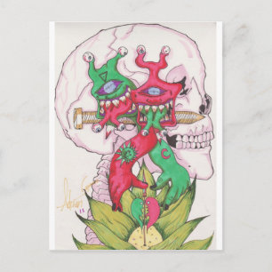 Carte Postale Lotus Hands