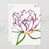 Carte Postale Lotus Heart (Devant / Derrière)