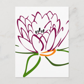Carte Postale Lotus Heart