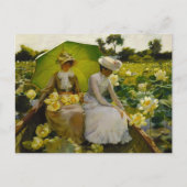 Carte Postale Lotus Lilies, Charles Curran (Devant)