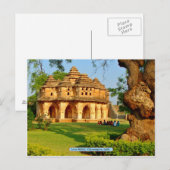 Carte Postale Lotus Mahal, Vijayanagara, Inde (Devant / Derrière)
