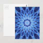 Carte Postale Lotus Mandala (Devant / Derrière)