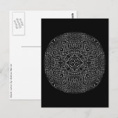 Carte Postale Lotus noir 2 (Devant / Derrière)