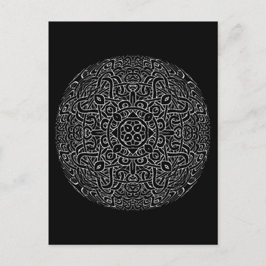 Carte Postale Lotus noir 2 (Devant)