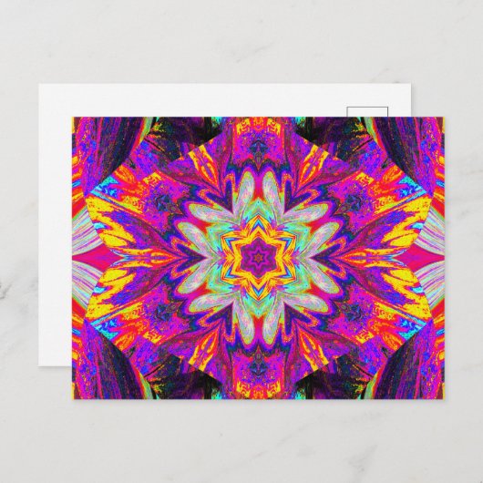 CARTE POSTALE LOTUS PEINTS 30 (Devant / Derrière)