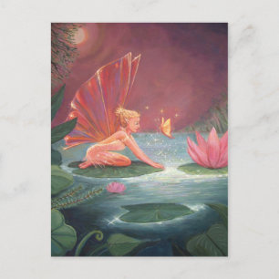Carte postale Lotus Pond Fairy