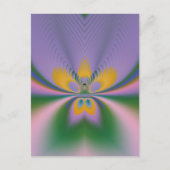 Carte Postale Lotus pourpre (Devant)