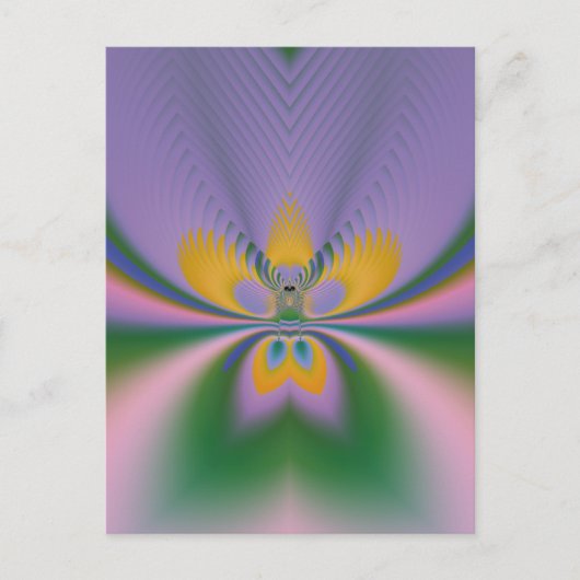 Carte Postale Lotus pourpre (Devant)