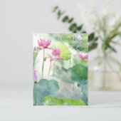 Carte Postale Lotus Summer, photo ethérée (Debout devant)