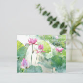 Carte Postale Lotus Summer, photographie éthérée, (Debout devant)