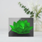 Carte Postale Lotus vert (Debout devant)