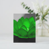Carte Postale Lotus vert (Debout devant)