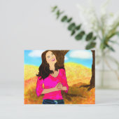 Carte Postale Louer Dieu 23 (Debout devant)