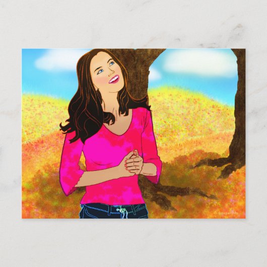 Carte Postale Louer Dieu 23 (Devant)