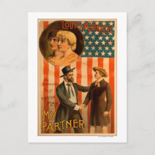 Carte Postale Louis Aldrich dans Mon partenaire Théâtre